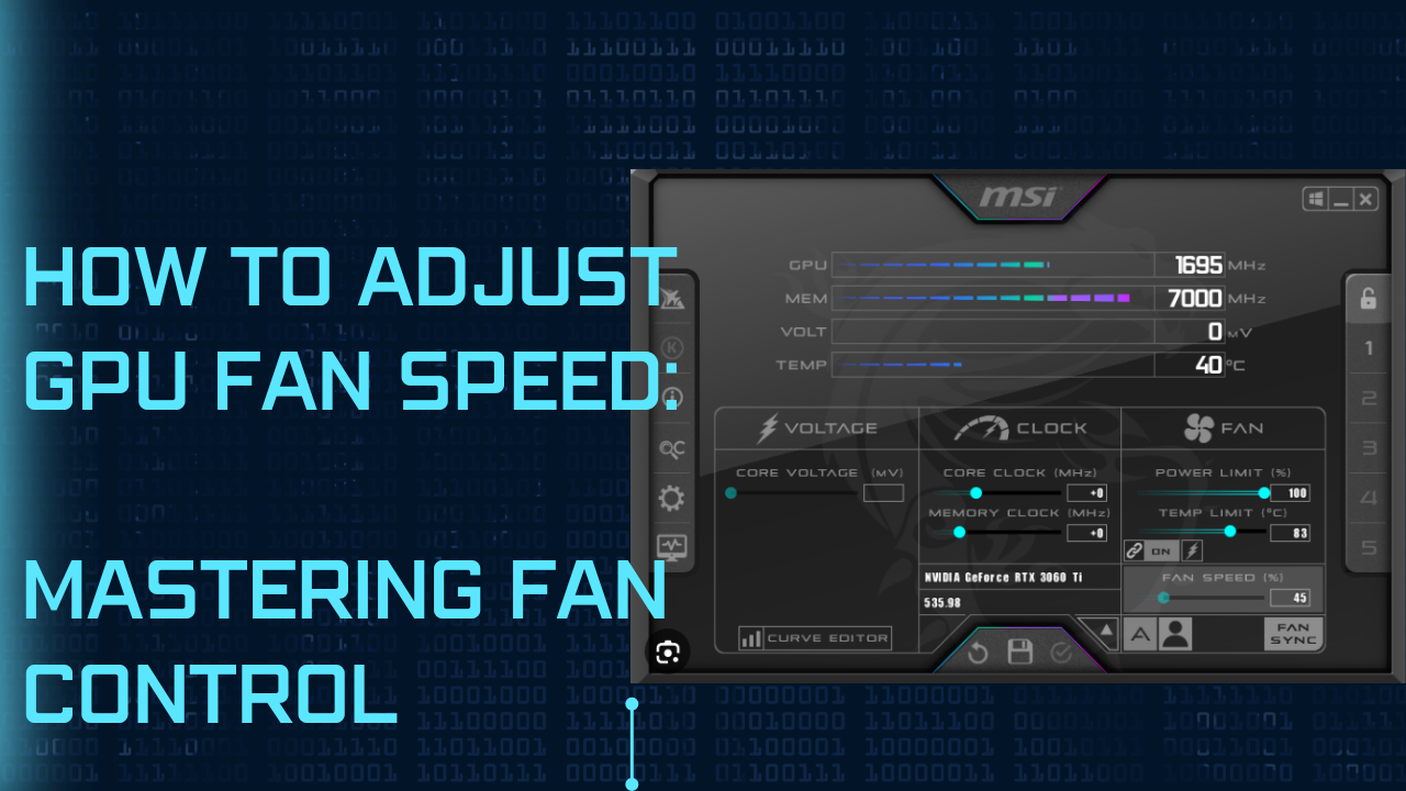 How to Adjust GPU Fan Speed
