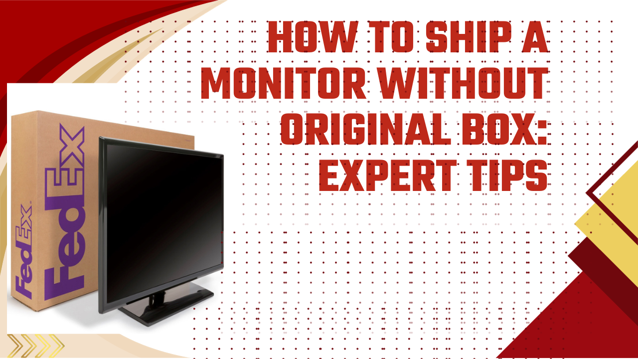 How to Ship a Monitor Without Original Box: Expert Tips