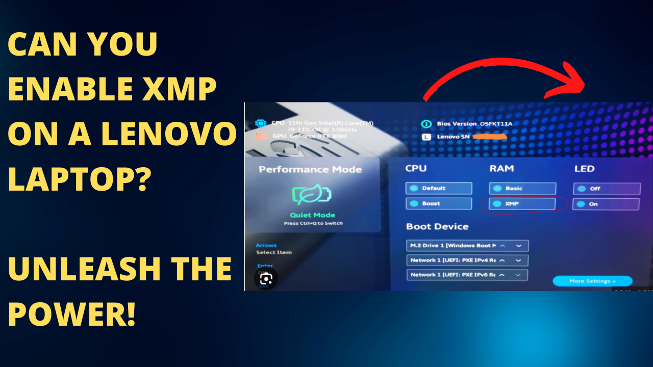 Can You Enable Xmp on a Lenovo Laptop? Unleash the Power!