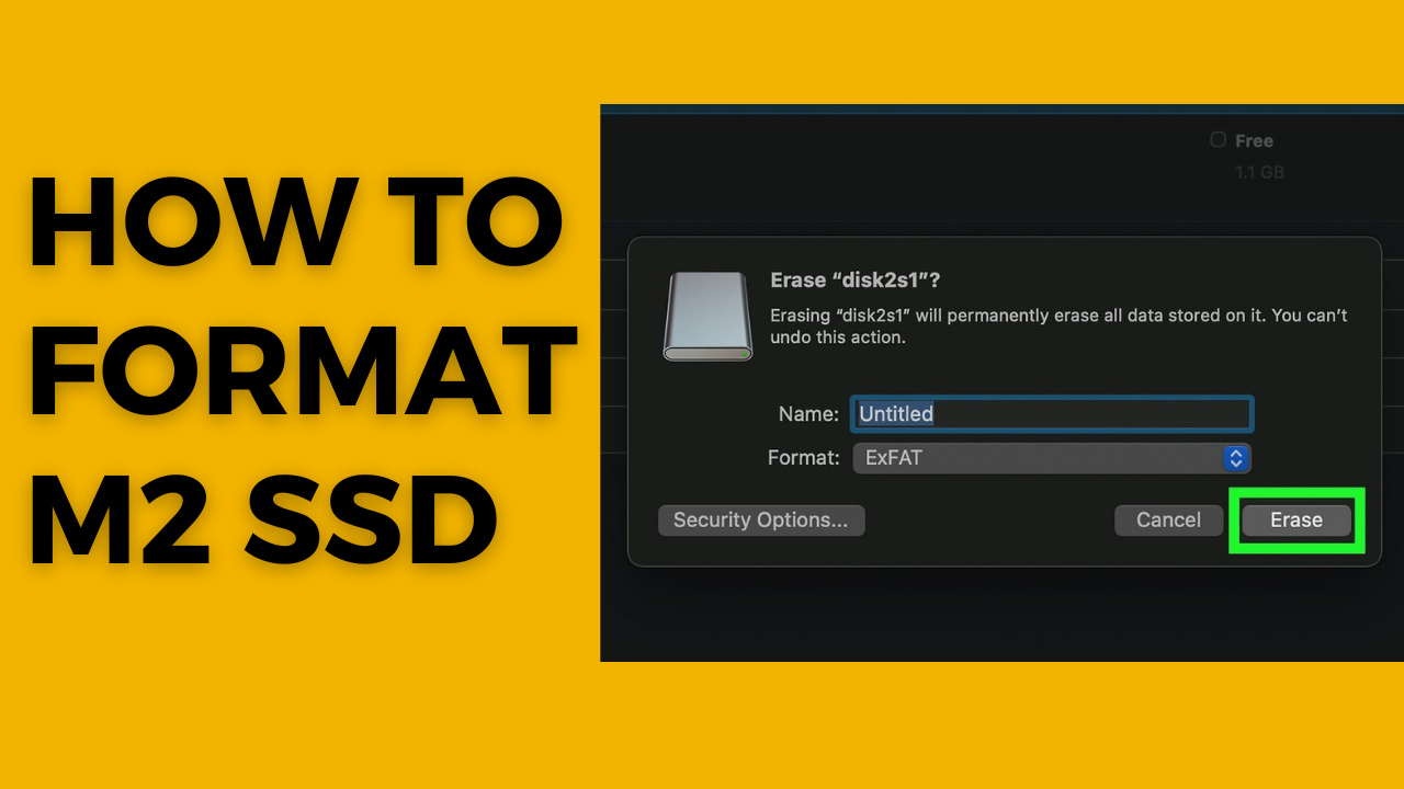 How to Format M2 Ssd