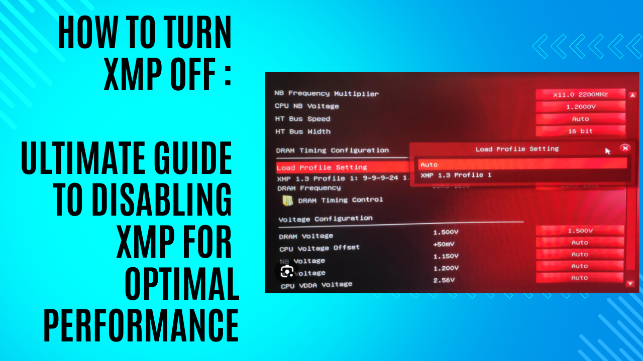 How to Turn Xmp off  : Ultimate Guide to Disabling XMP for Optimal Performance