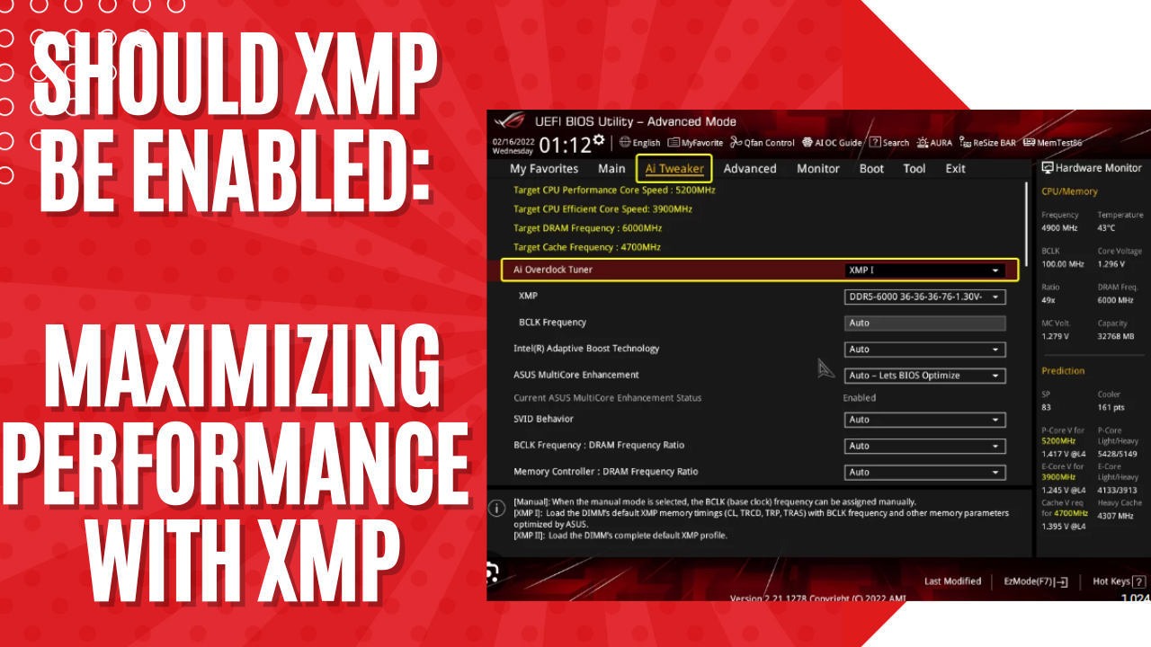 Should Xmp Be Enabled: Maximizing Performance With XMP